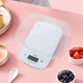 thumbnail image 1 of Báscula digital de cocina XIAOLE Smart Weigh de 3 kg, con 7 modos de medición, gramos y onzas digitales para hornear, cocinar, dieta cetogénica y preparación de comidas, color negro., 1 of 7