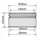 thumbnail image 3 of Aerator Faucet Aerator 20mm MALE M20 - Up to 70% water savings 4 L / min, 3 of 4
