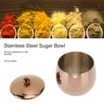 thumbnail image 4 of Salt Spices Container, Large Stainless Steel Sugar Bowl Spice Jar With Lid Storage For Salt Candy Coffee Dishwasher Safe, 4 of 8