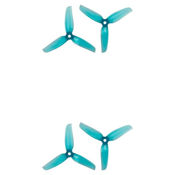 Tholdsy Paquete de 4 hélices Estructura robusta Instalación práctica Multicolor Pieza reemplazada Rendimiento estable Accesorios para Azul 2piezas