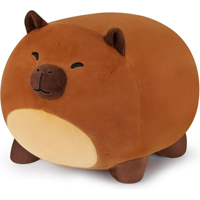 Juguete de peluche Auspicious Beginning Capybara de 30 cm con almohada