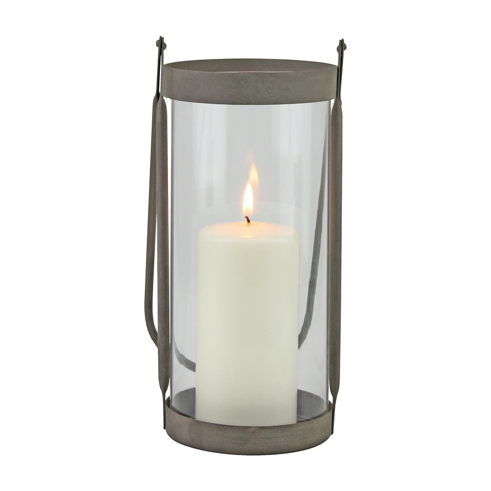 Medium Rustic Metal Hurricane Lantern