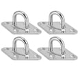 thumbnail image 4 of 4-Pack 304 Stainless Steel Eye Plates, Ceiling/Wall Mount Hooks for Swings, Hammocks, and Decorations, 4 of 8