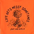 thumbnail image 3 of Peanuts - Life Gets Messy Pig Pen - Men's Crew Neck Fleece Pullover, 3 of 7