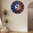 thumbnail image 4 of kurtrusly ABS Silent Movement Wall Clock With Creative For Home Decor Suitable For As Wall Clock In Various 5 12 inches, 4 of 6