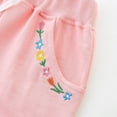 thumbnail image 6 of Ougyinr Toddler Baby Girls Shorts Toddler Boys Cotton Shorts with Drawstring Casual Elastic Waist Clothes for Summer 2-7T, 6 of 9