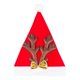 thumbnail image 1 of Gorro navideño de dibujos animados, con lazo, ideal para decorar la cabeza y como accesorio para fotos. Marrón, 1 of 6