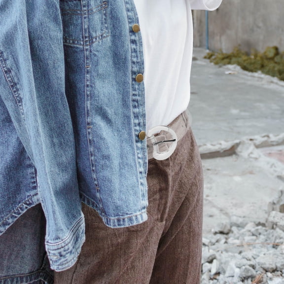 HOMEMAXS Fashionable Transparent Waist Belt Waist Decoration And Statement Looks For Jeans Dresses And Sweaters Adjustable And Comfortable