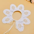 thumbnail image 4 of Petals Shaped Lace for Doll False Collar Ladies Shawl Wrap Detachable Embroidered Sunflower Mini Cape Clothes Accessorie, 4 of 8