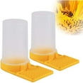 thumbnail image 2 of Beehive Beekeeper Water Dispenser Honey Beehive Inlet Feeder Beehive Beekeeper Tool, White and Yellow, 2 of 7