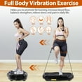 thumbnail image 4 of ZENY Waver Vibration Plate Exercise Machine w/ Auto-Switch Mode Full Body Workout, Black, 4 of 11