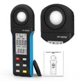 thumbnail image 1 of Digital Illuminance Meter, HoldPeak 1-400000Lux Light Meter with Large LCD Screen Handheld Ambient Temperature Measurer, 1 of 6