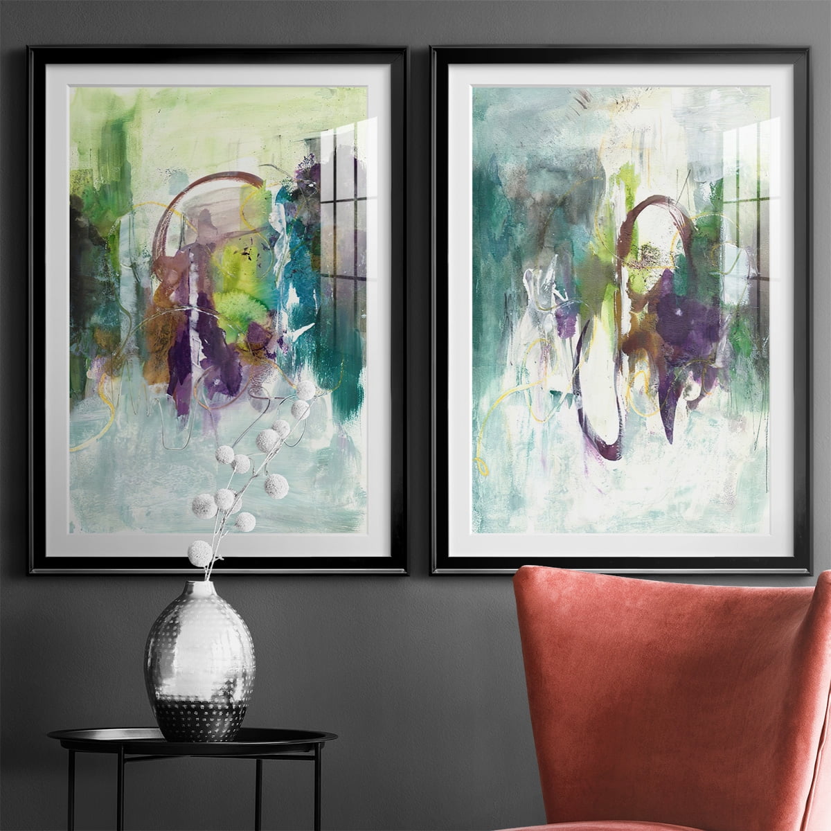 Wexford Home Moving On I Premium Framed Print, 26.5" x 36.5" - Ready to Hang, Black (Set of 2)