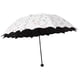 thumbnail image 1 of Paraguas de lluvia Protección solar Paraguas solar práctico y soleado Paraguas bloqueador solar para Beige Blanco, 1 of 9