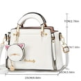 thumbnail image 2 of Bolso de mano de moda para mujer, bolso de hombro con mango superior, bolso de gato, 2 of 5
