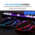 thumbnail image 3 of K670 Wireless Keyboard Mouse Combo Color Backlit Rechargeable Keyboard Mouse with Sleep Mode Black, 3 of 4