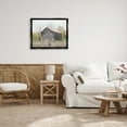 thumbnail image 2 of Stupell Industries Rural Country Cottage Comforting Grassy Meadow Flowers Painting Jet Black Floating Framed Canvas Print Wall Art, Design by Lori Deiter, 2 of 6
