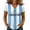 Blue, variant on 2026 Soccer Cup Fan Jersey for Women, V-Neck Short Sleeve T-Shirt with Country Flag & Letter Print, Breathable Casual Sports Tee Pullover Top, 1 PC Black L