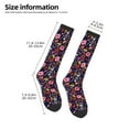 thumbnail image 5 of Balery Dancing Skeletons Floral Garden Fun Novelty Socks Men'S Women'S Crew Socks Funny Crazy Novelty Socks Quirky And Cool Socks, 5 of 9