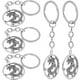 thumbnail image 2 of KAKOWELY 5 llaveros con colgante de dragón del zodiaco chino, accesorios para monederos y llaveros., 2 of 5