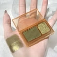 thumbnail image 1 of Paleta de sombra de ojos de doble Color, maquillaje portátil mate perlado, resistente al agua, larga duración, sin manchas, brillo Natural Gao Jinjia LED, 1 of 2