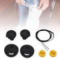 thumbnail image 1 of Cordones Sin Atar, Tamaño L, Hebilla Automática Giratoria, Cordones Para Zapatos, Negro, 4 Juegos Antideslizantes Para Zapatos Casuales, 1 of 7