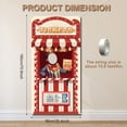 thumbnail image 3 of Carnival Circus Backdrop Party Decor Carnival Photo Door Banner Ticket Booth Backdrop Large Photo Door Banner Door Hanging for Decor Carnival Game Supplies 70.9x35.4 Inch, 3 of 8
