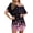 Cherry Blossoms, variant on Womens Tshirt Nightgown Cotton V Neck Sleepshirts Comfy Casual Nightshirt for Women Peacock Blue XL