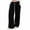 Black, variant on Trousers Pants for Women Plus Size Wide Leg Pants with Pockets Elastic Waist Loose Long Pants Casual Lounge Workout Jogger