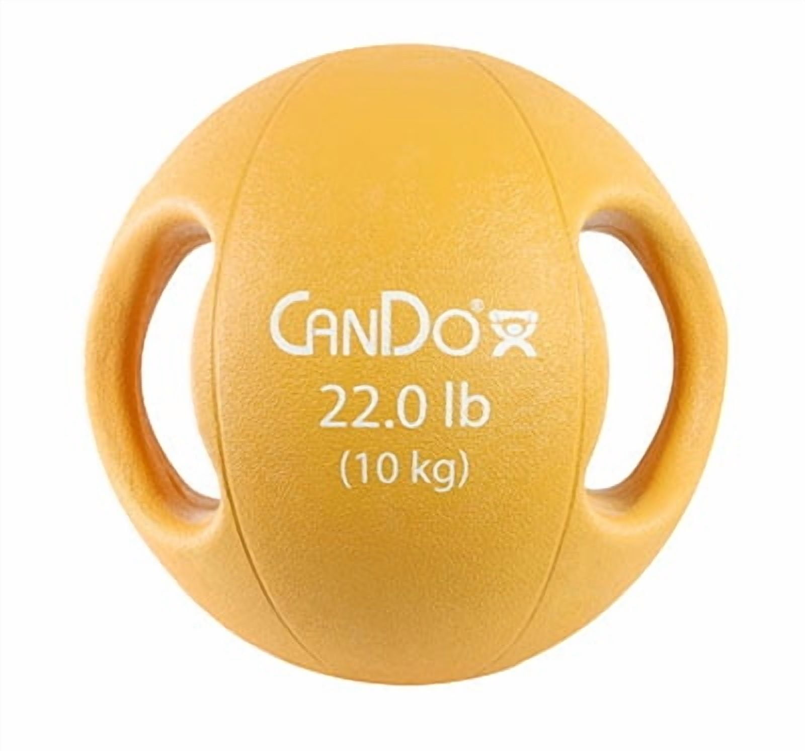 CanDo Molded Dual Handle Medicine Ball