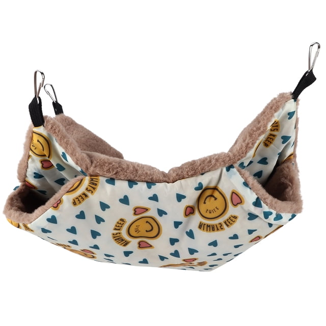 Hamaca colgante para mascotas pequeñas, hamaca colgante para mascotas pequeñas, saco de dormir colgante, litera, hamaca cálida, uso conveniente Jadeshay A