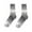 Gray, variant on LckLvx Women's Winter Mid Tube Socks Thick Warm Home Socks Color Block Fleece Soft Crew Socks
