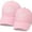 Pink Mom, variant on Baby Essentials Matching Pink Baseball Hat Set – Adjustable Daddy and Me Caps for Women & Babies, Infants, Toddlers – Embroidered Matching Family Hats (Just Like Dad But Tiny Navy Blue)