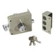 thumbnail image 1 of Cerradura Sobreponer Tover L-5pr Revertida Pintada Gris Alta Seguridad Casa Puerta, 1 of 3