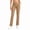 Khaki#, variant on hoksml Women's High Waist Straight Leg Pants Stretchy Elastic Back Waist Casual Trousers with Side Pockets