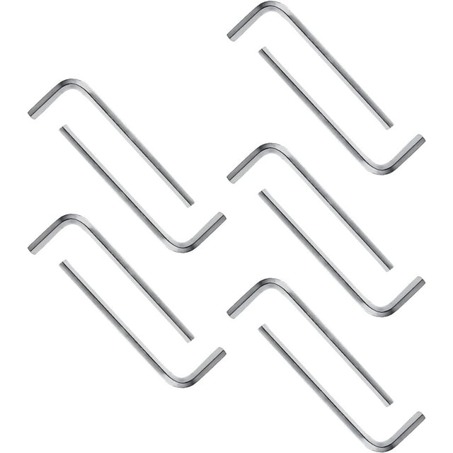 HSHDLDF 10 Pcs Clé Allen 4 mm en L pour Clé Hexagonale, Petite Clé Allen Métrique Outil Clé Hexagonale Ensemble de Clé Hexagonale, Outil de Réparation de Tête d'Hexagone de Remplacement de Clé Hexagonale