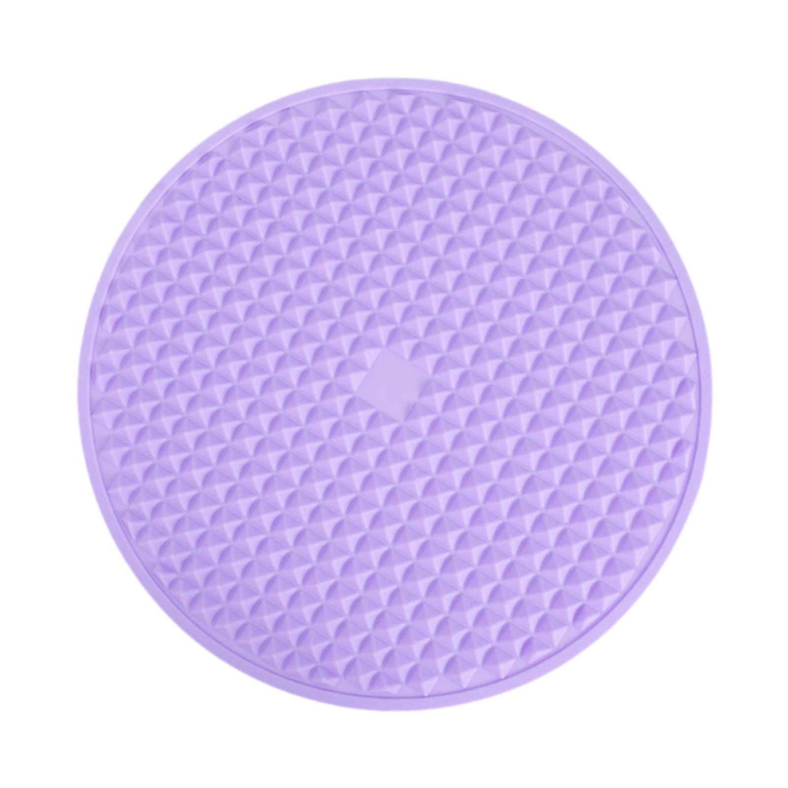 Serenable Acupressure Mat Foot Massage Folded Water Resistant Walk Massagers Massage Blanket for Household Living Room Office Travel Purple