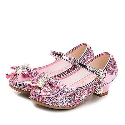 Chaussures brillantes roses pour bébé fille - Chaussures rock pour