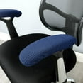 thumbnail image 3 of 2pc Chair Armrest Covers Cushions Pad Desk Office Chair Arm Rest Protector Blue, 3 of 6