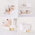 thumbnail image 4 of Willow & Grace Wooden Floating Wall Shelves, White, 36 Inch, (Set of 2), 4 of 7
