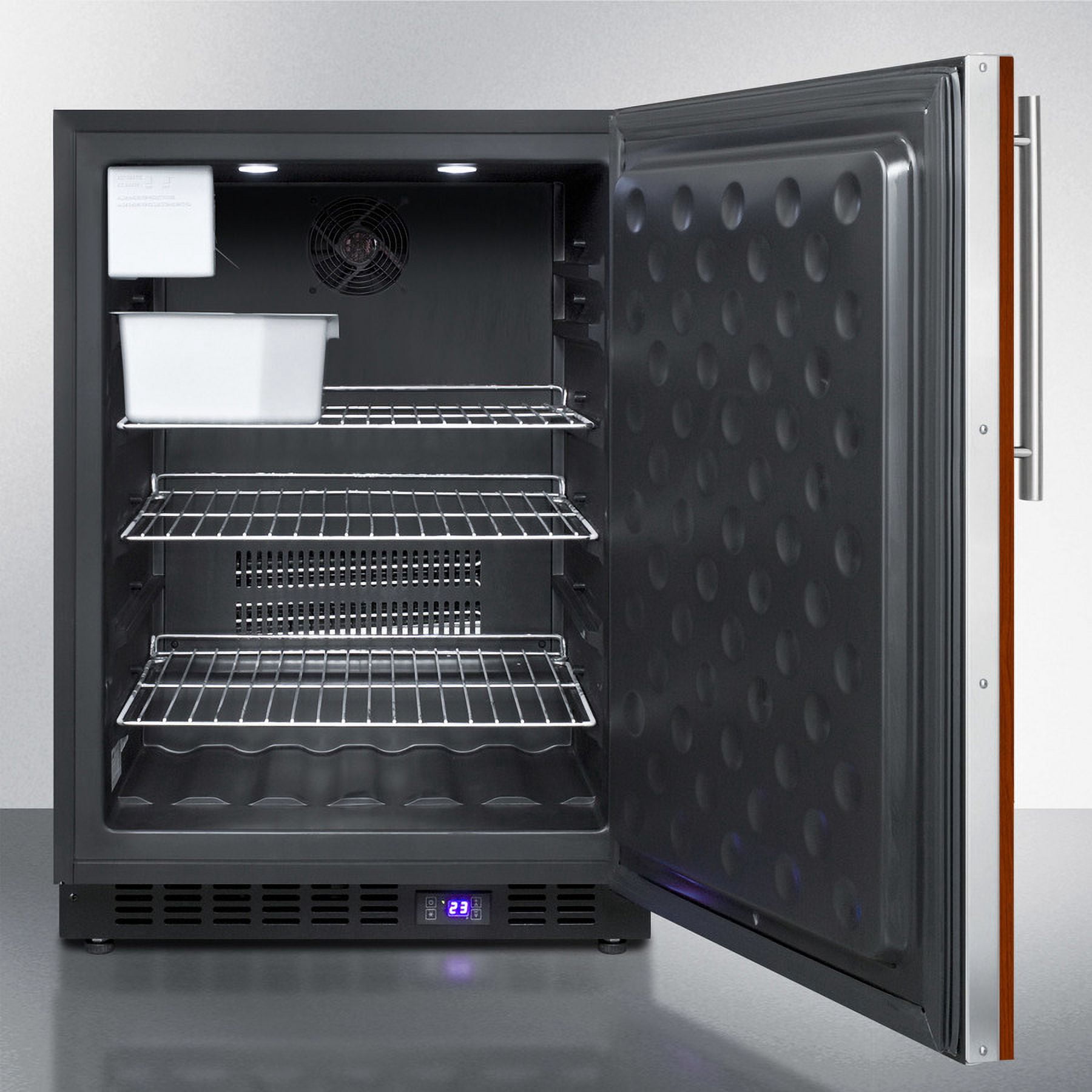 24" Wide Outdoor All-Freezer With Icemaker (Panel Not Included)