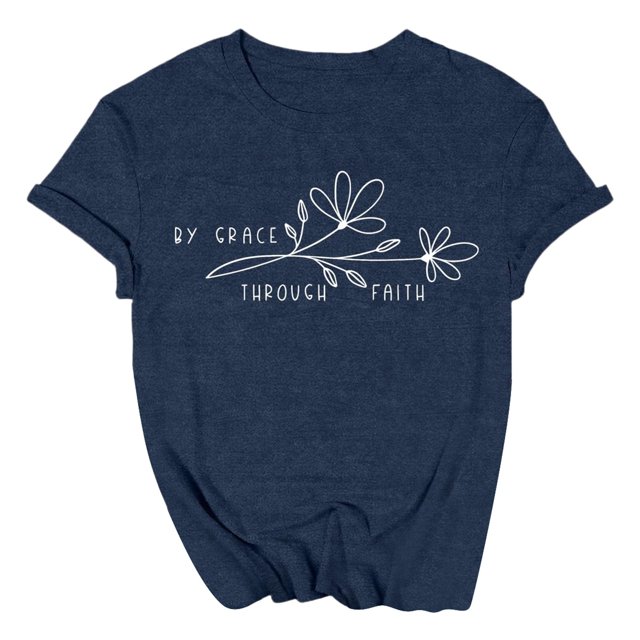 VJATTWR T-Shirts à Manches Courtes pour Femmes T-Shirt Décontracté Ample à Col Rond pour Femmes / Haut à Manches Courtes pour Confort et Style TTG