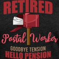 thumbnail image 3 of CafePress - Retired Postal Worker Funny Postman Hello T Shirt - Womens Football Shirt, 3 of 4