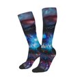 thumbnail image 2 of Bingfone Compression Socks for Women and Men Long Socks for Running Athletic Cycling Nurse-Modern Colorful Eyes, 2 of 8