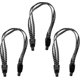 thumbnail image 1 of 3pcs Elastic Luggage Strap With Double Hooks 75cm Bike Tensioner Retractable Luggage Strap Belt, Adjustable Elastic Tensioners For Bicycle And Motorcy, 1 of 5