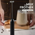 thumbnail image 4 of 100Fens Handheld Coffee Frother,Rechargeable Hand Frother,Adjustable Handheld Milk Frother for Cappuccinos, Hot Chocolate, Milkshakes, Egg Mix Tool, 4 of 5