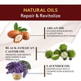 thumbnail image 5 of OKAY Black Jamaican Castor & Lavender Oil Conditioner 12 oz – Strengthens, Moisturizes & Supports Hair Growth, 5 of 8