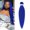 Deep Blue, variant on HOARBOEG 2Pcs 26 Inch Pre-Stretched Braiding Hair for DIY Box Braids & Twist Styles, Festival Party Synthetic Hair Extensions