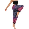 thumbnail image 4 of Defitshape Women's Harem Boho Pants Yoga Boho Jogger Hippie Printed Elastic Waist Genie Pants Beach Parachute Bohemian Cool Summer Drawstring Trousers Patterned2 One Size, 4 of 5