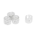 thumbnail image 3 of 100 Pcs/ensemble Perles de Barbe Dreadlocks Cheveux Anneaux Manchettes en Métal Tubes, 100 Pcs, 3 of 8